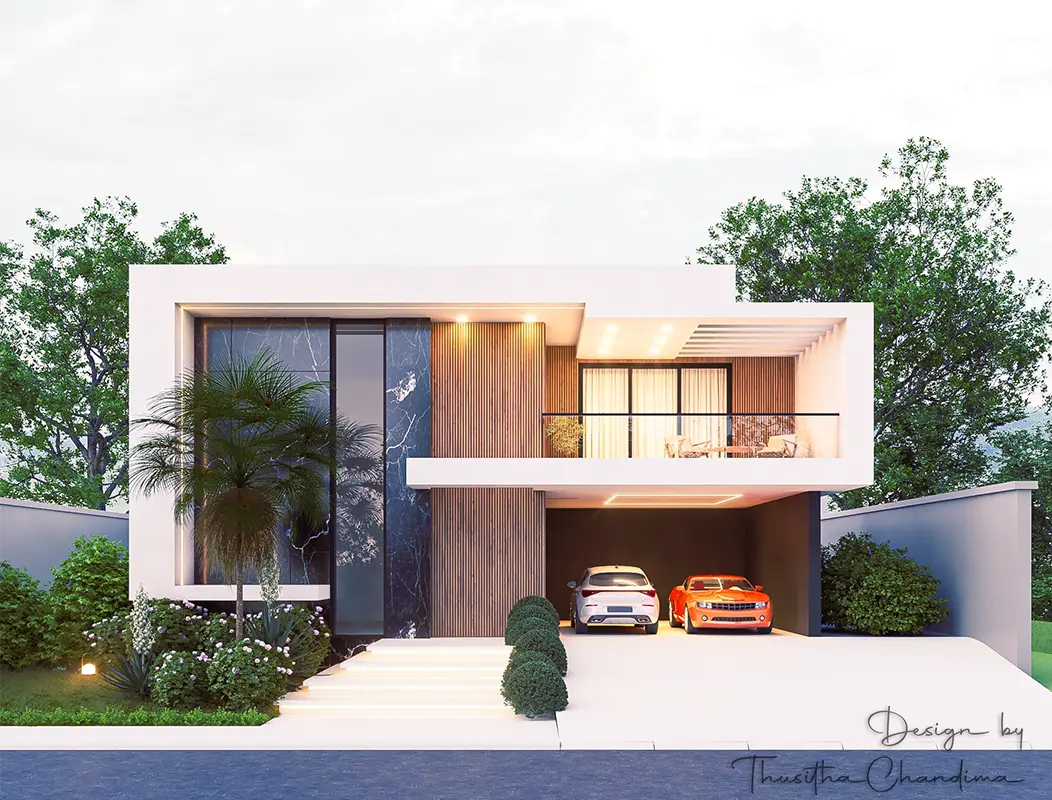 Sleek Modern Two-Story Design