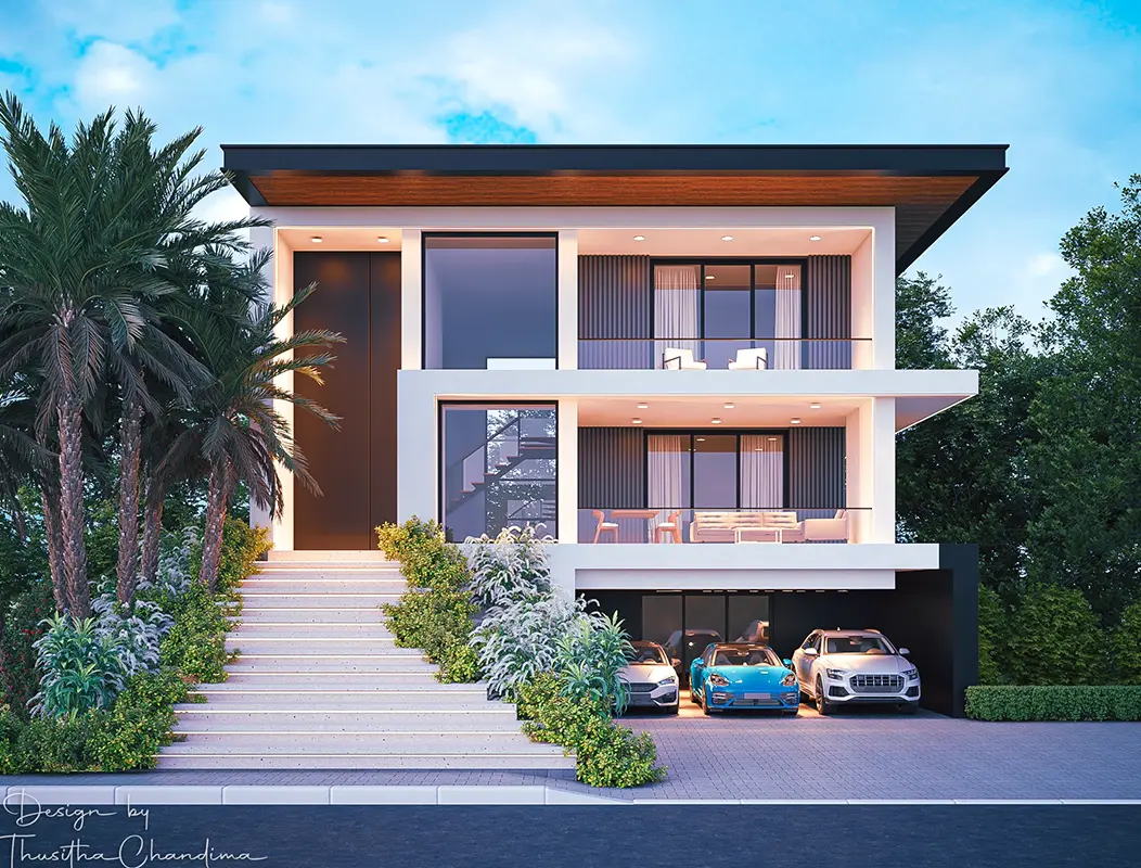 Stylish Three-Story Modern Home