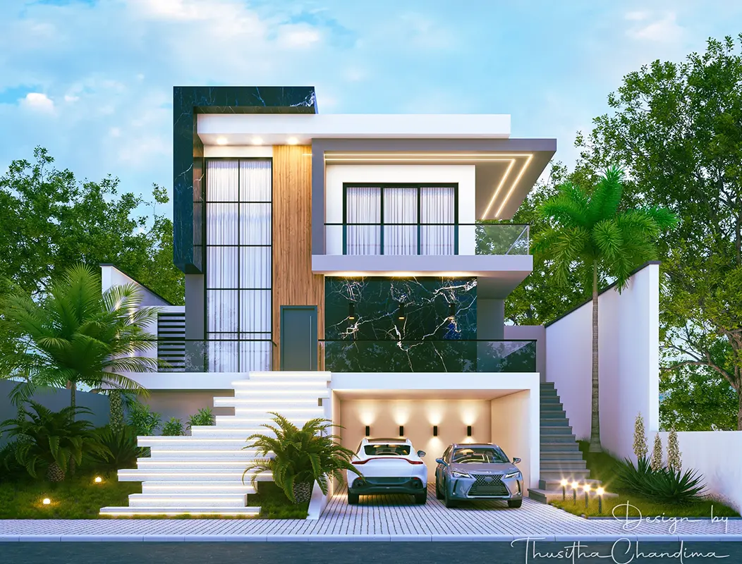 Uniquely Designed Three-Story Home