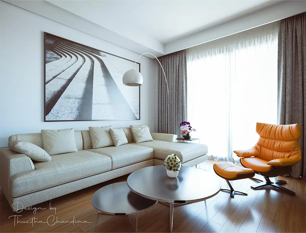 Chic Minimalist Lounge