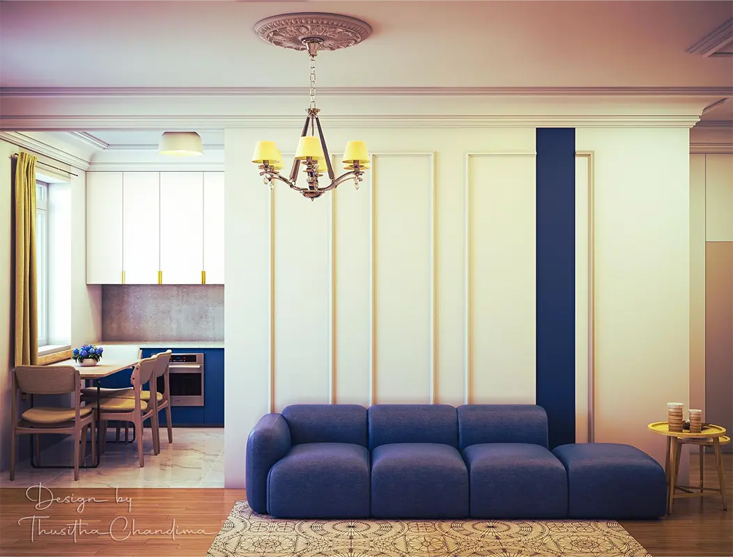 Luxurious Minimalist Living Space